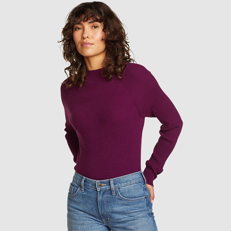 Purple pullover women's best sale