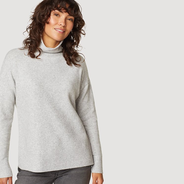 Women's Alpine Route Essentials Scrunch Neck Sweater | Eddie Bauer