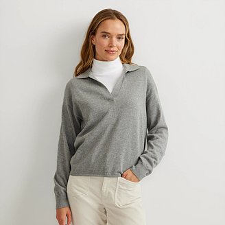 Image of Women's Everyday Johnny Collar Sweater
