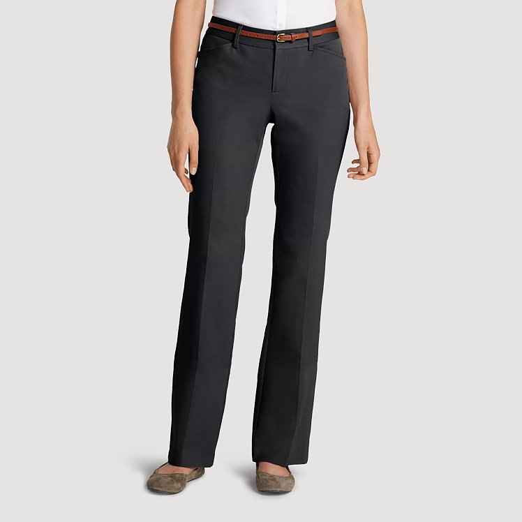 Women's Stayshape® Twill Trousers - Curvy | Eddie Bauer
