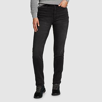 Women's Voyager Fleece-Lined High-Rise Jeans