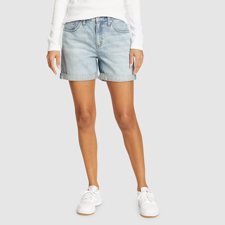 Eddie bauer denim shorts on sale