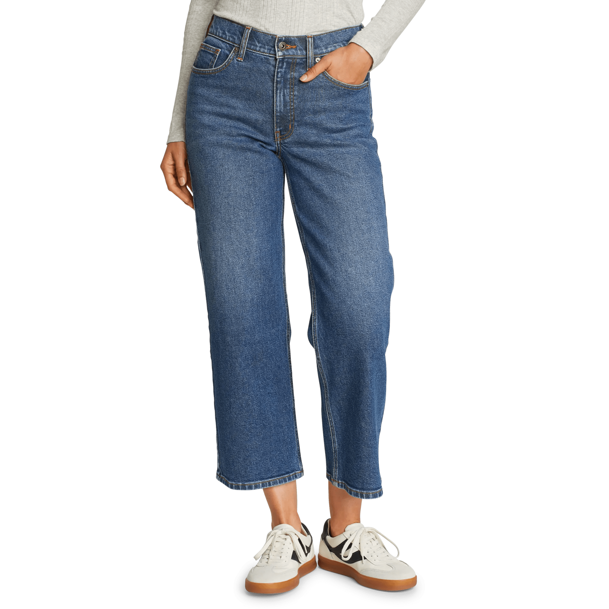 Authentic Everyday High-Rise Cropped Jeans