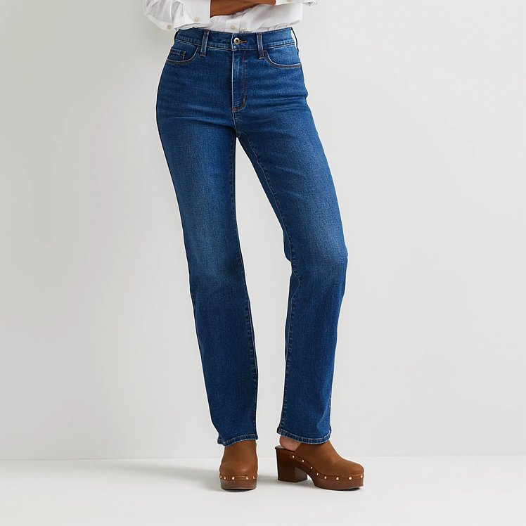 Women's Venture Stretch High-rise Bootcut Jeans Eddie Bauer