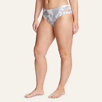 Womens Side Strap Swim Briefs