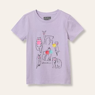 Girls' Graphic Short-Sleeve T-Shirt