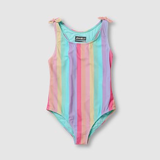 Girls' Sea Spray Racerback One-Piece Swimsuit