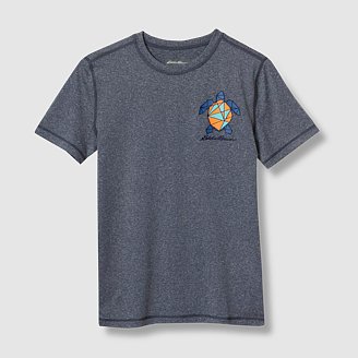 Boys' Sea Spray Short-Sleeve Rashguard T-Shirt