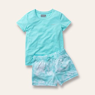 Girls' Loose Fit Short Sleep Set