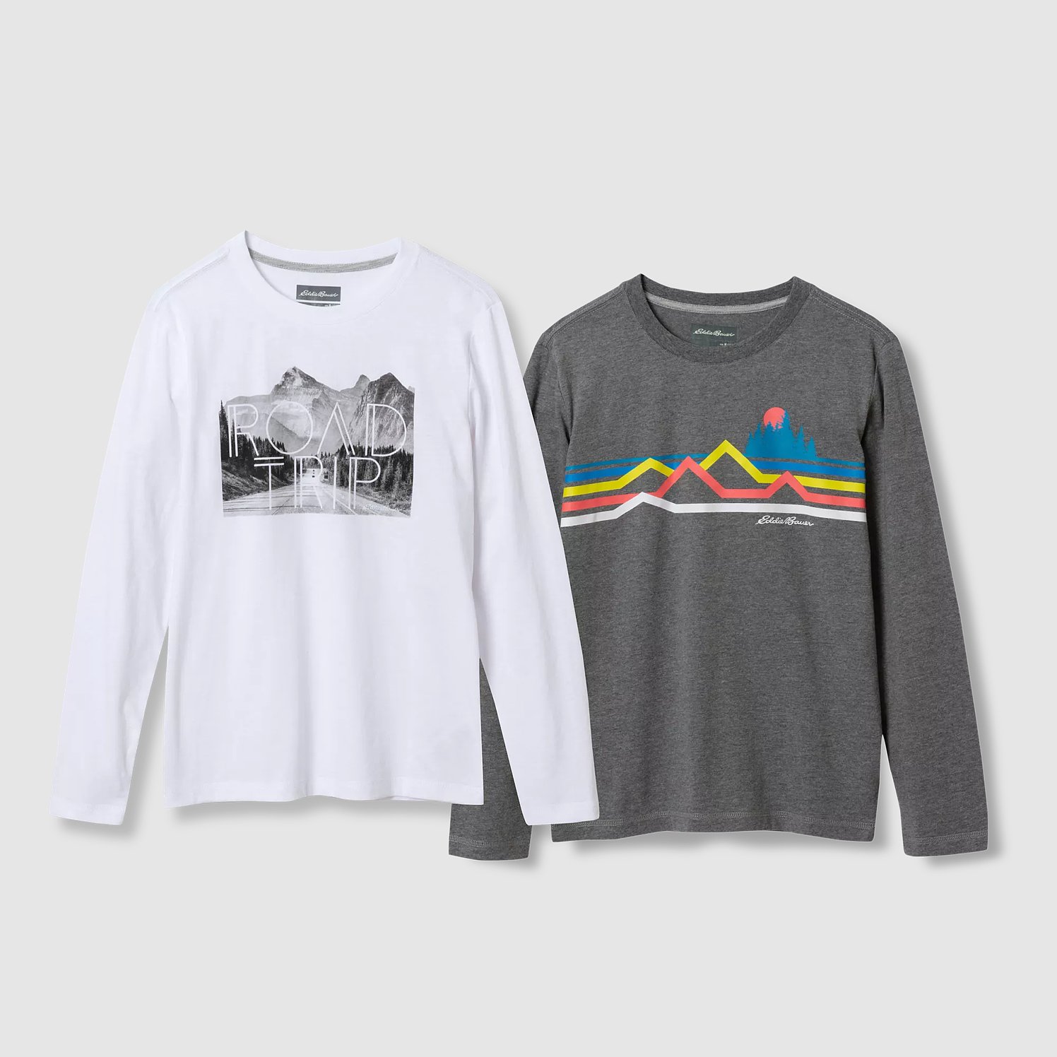 Boys' Graphic Long-Sleeve T-Shirt - 2 Pack