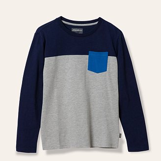 Boys' Territory Long-Sleeve Pocket T-Shirt