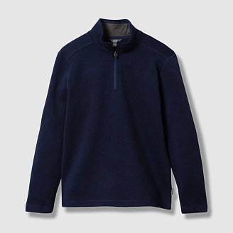 Eddie Bauer Men's 2 XL Sweater Fleece 1/4 Zip Pullover Sweatshirt RN#137013
