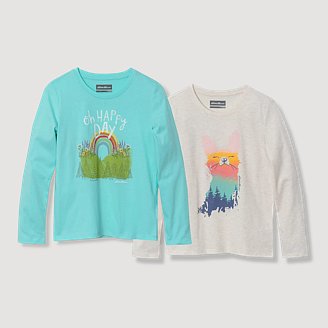 Boys' Graphic Long-Sleeve T-Shirt - 2 Pack