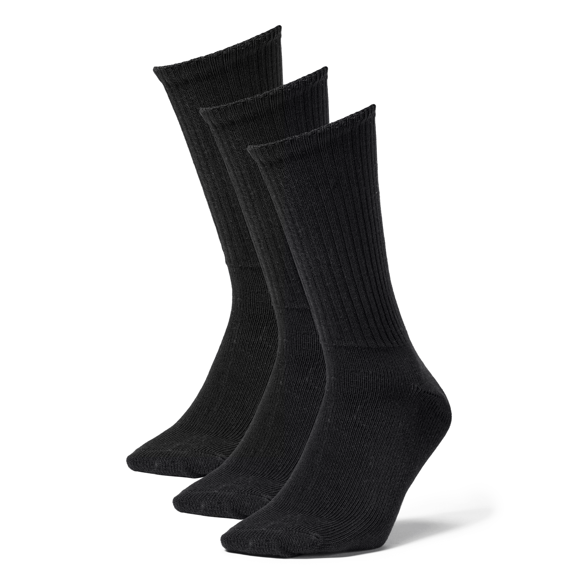 Solid Crew Socks - 3 Pack