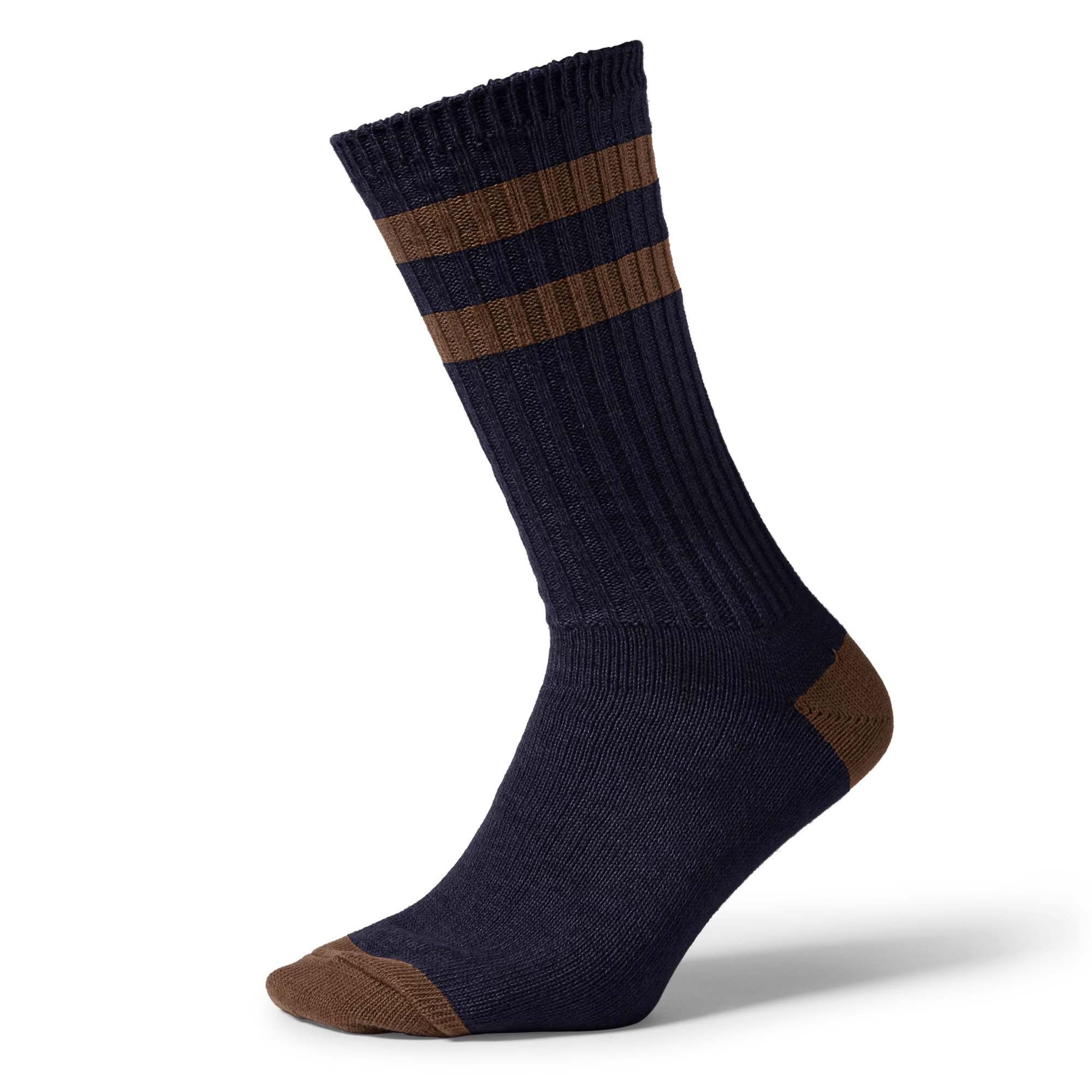 Cotton-Blend Ragg Crew Socks