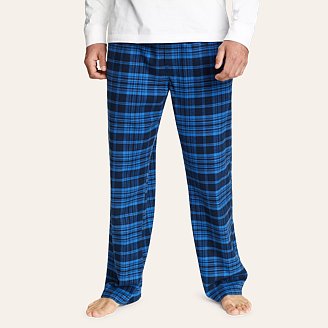  Eddie Bauer Men's Flannel Pajama Pants - 2 Pack Cotton Plaid  Pants with Side Pockets (Red, S) : Clothing, Shoes & Jewelry