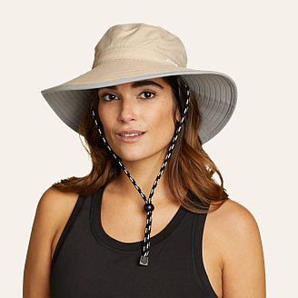 Womens Exploration UPF Wide Brim Hat