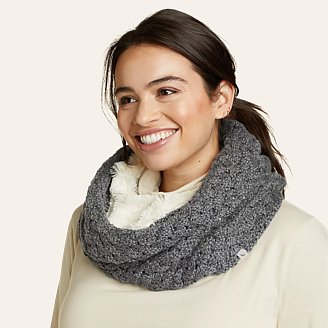 Womens Bellingham Fleece Cowl Scarf