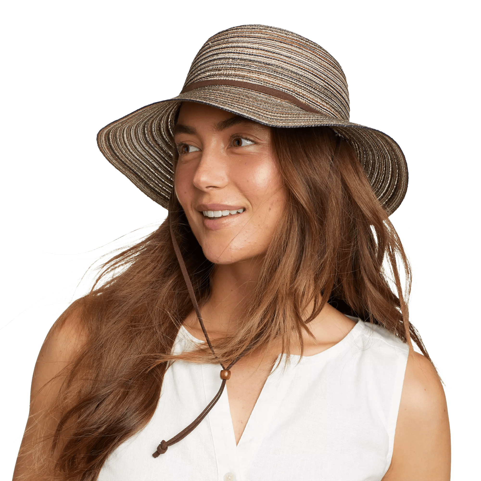 Packable Straw Hat - Wide Brim