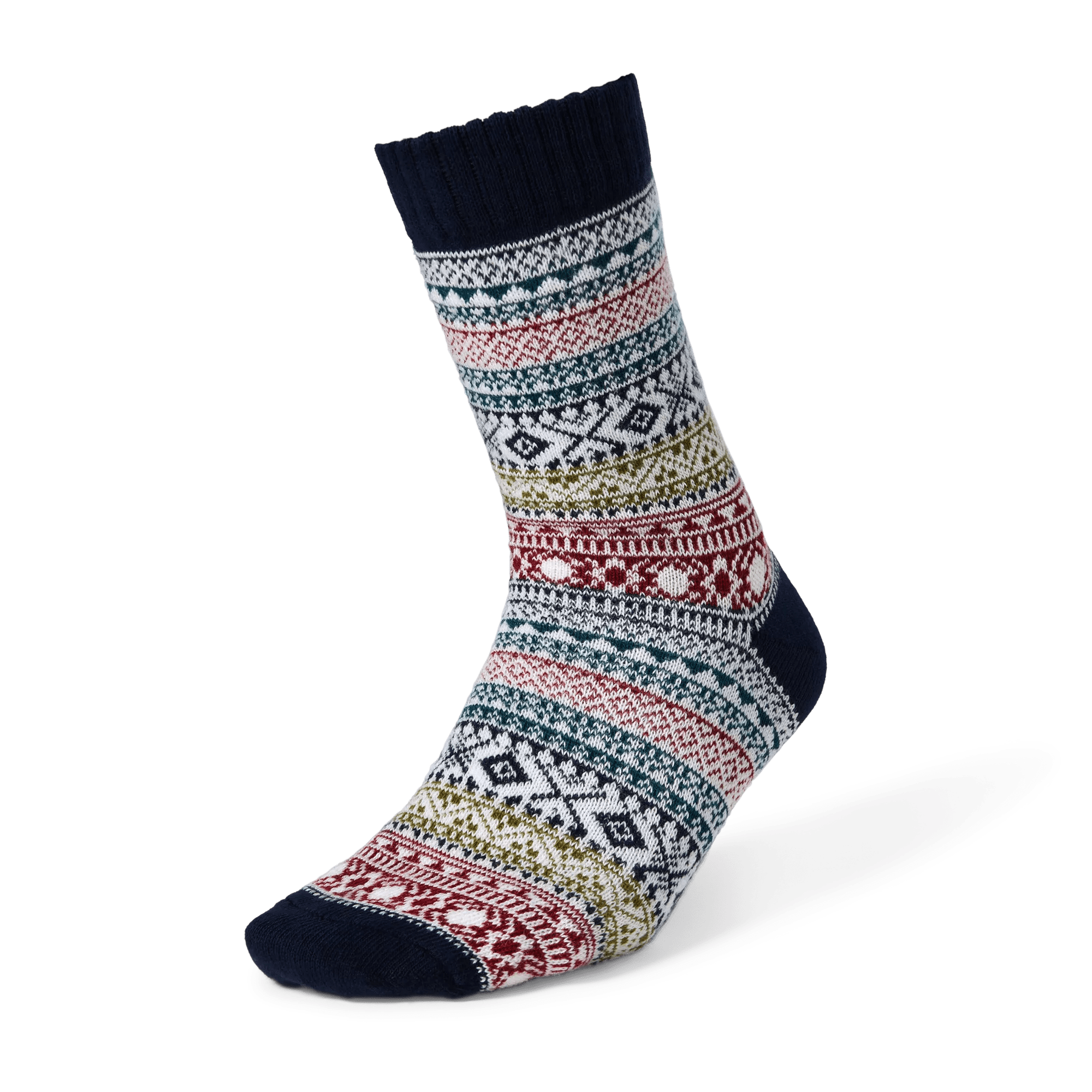 Fair Isle Crew Socks