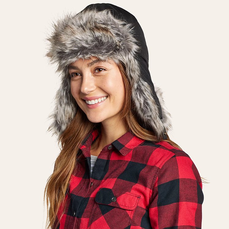 Eddie bauer down aviator hat online