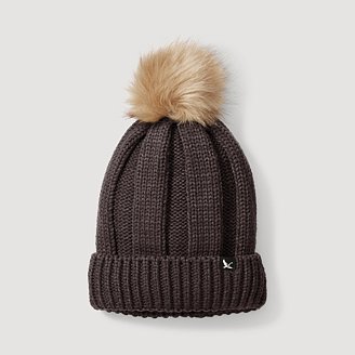 Image of Women's Faux Fur Pom Beanie