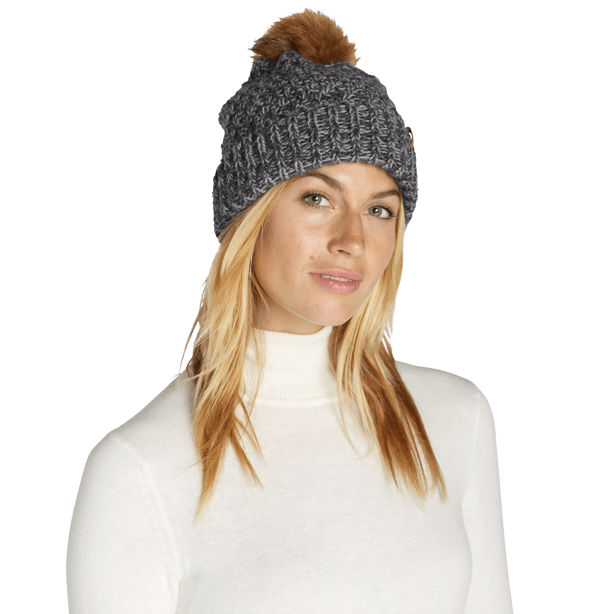 Cabin Faux Fur Pom Beanie