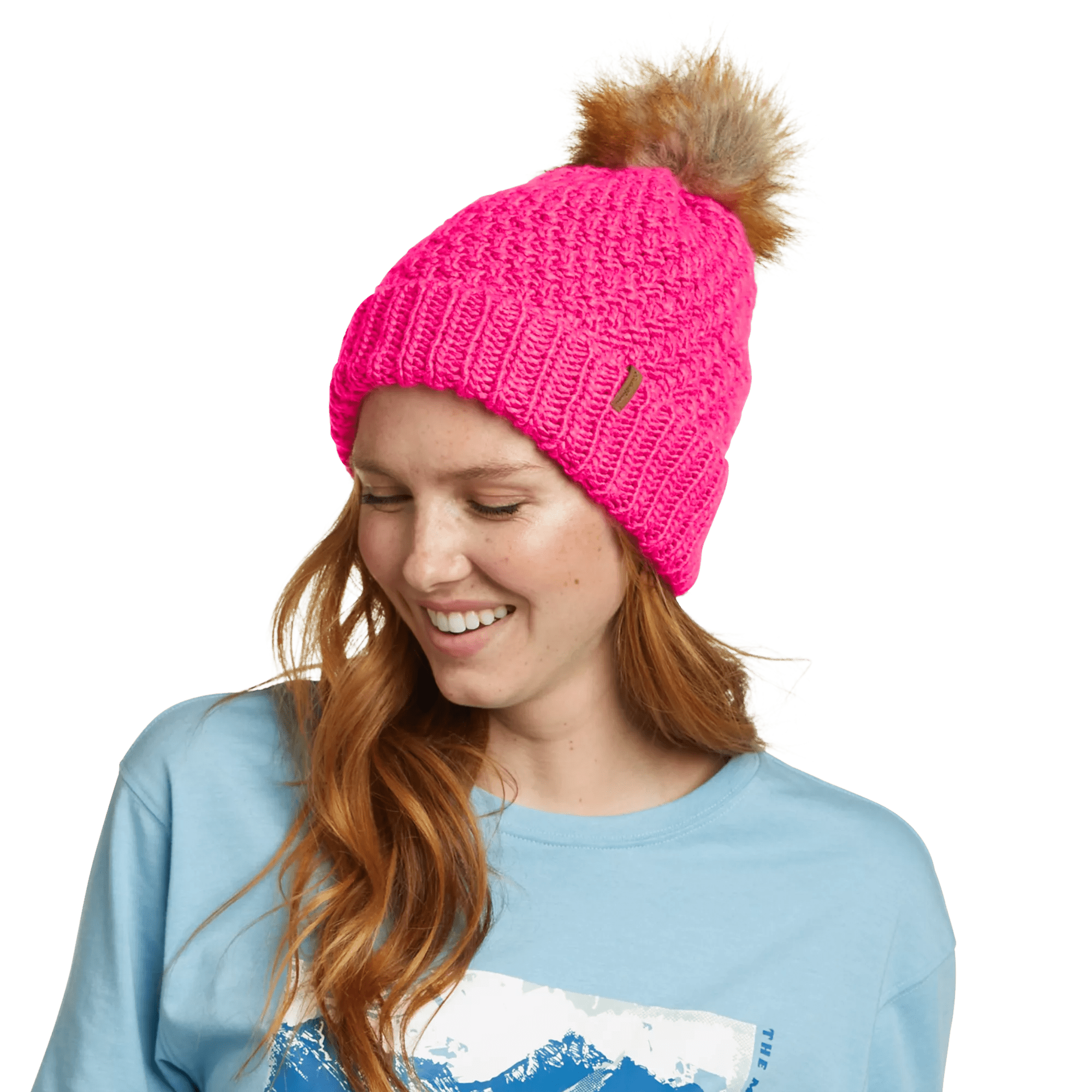 Cabin Faux Fur Pom Beanie