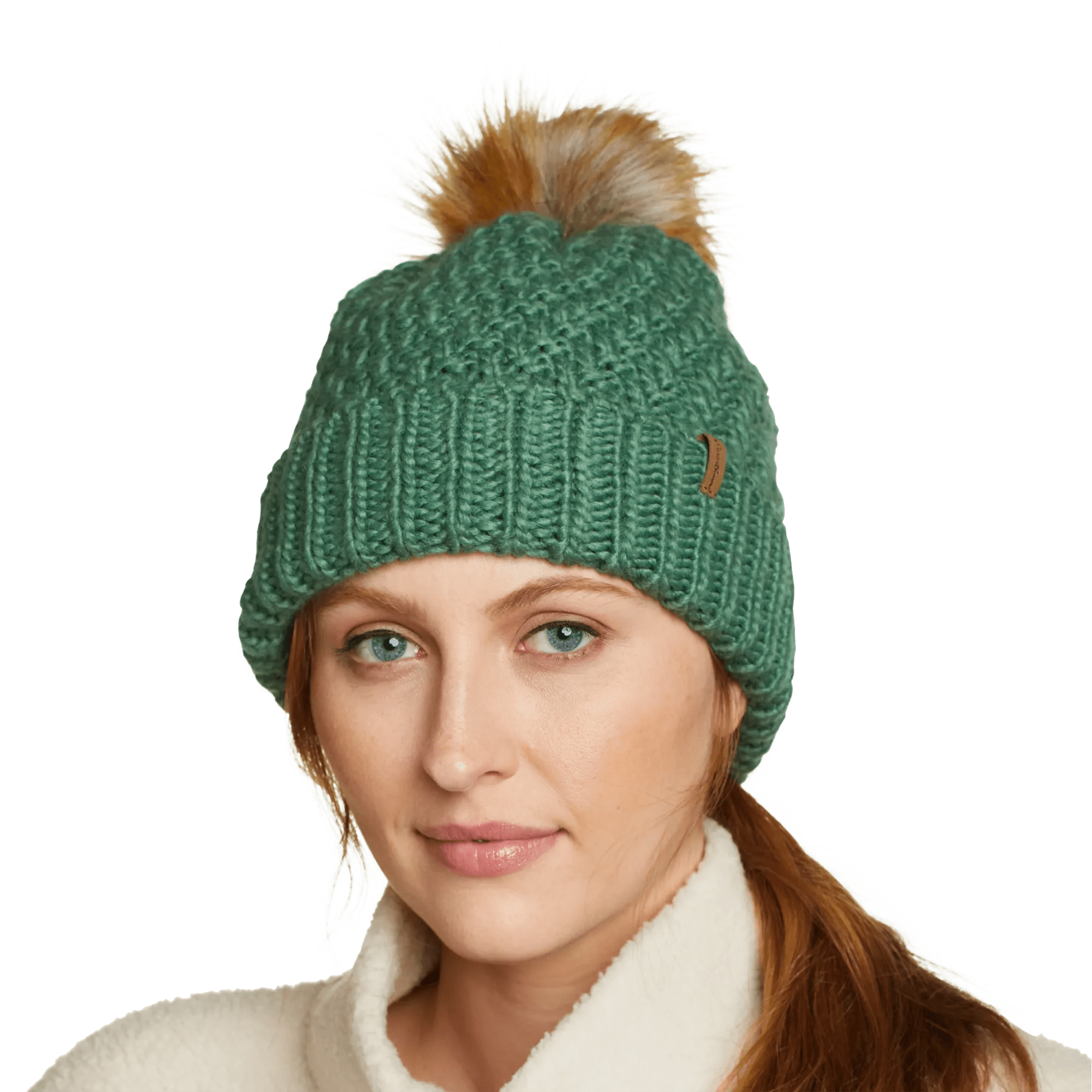 Cabin Faux Fur Pom Beanie