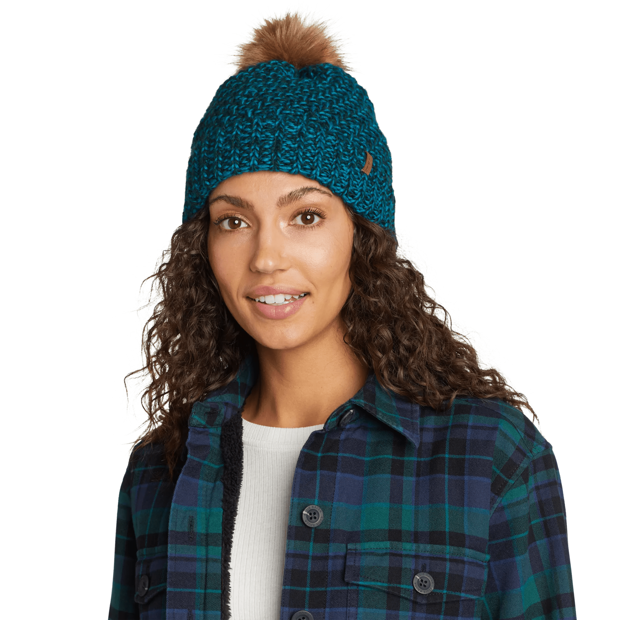 Cabin Faux Fur Pom Beanie