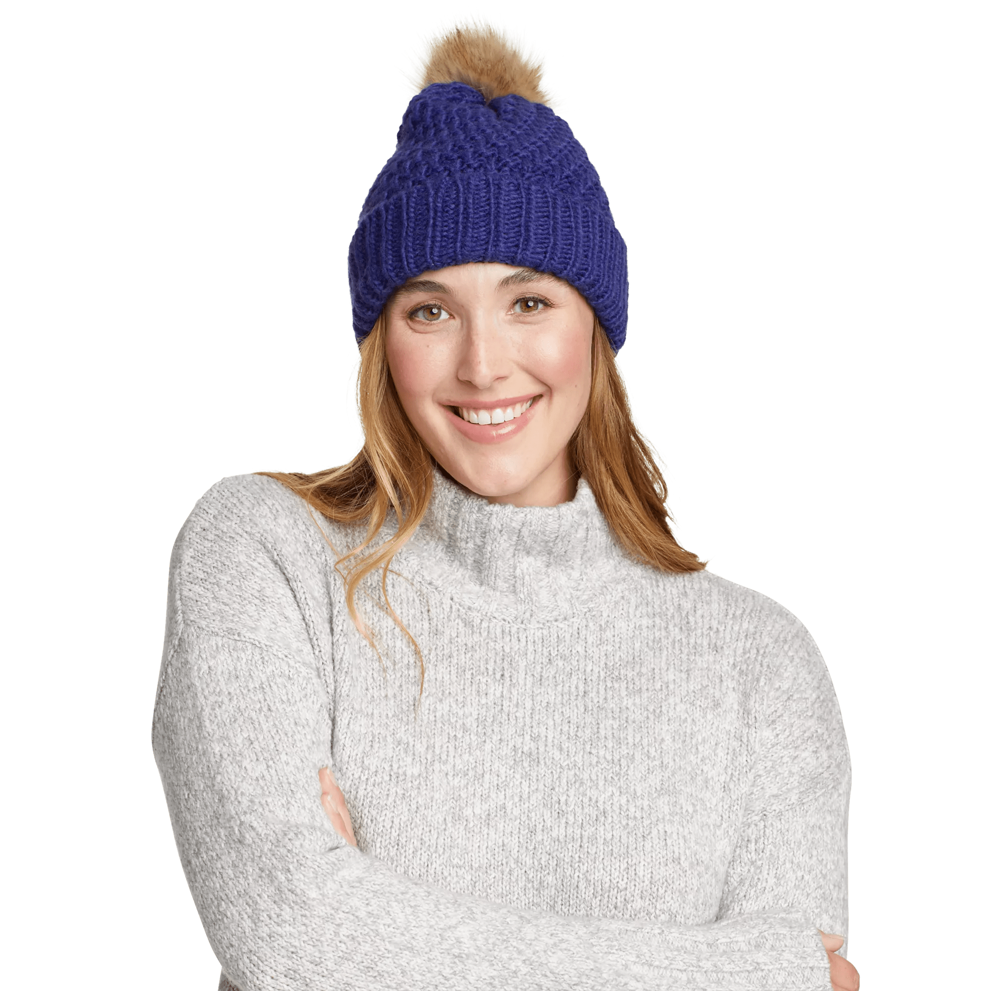 Cabin Faux Fur Pom Beanie