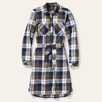 Women's Fremont Flannel Shirt Dress