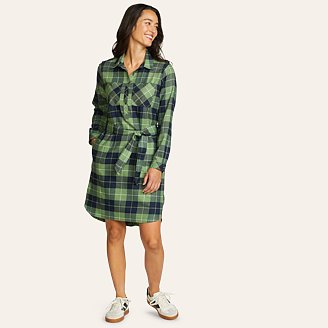 Women's Fremont Flannel Shirt Dress