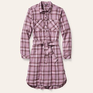 Womens Fremont Flannel Shirt Dress