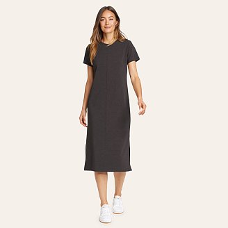 Women's Meadow Trail Short-Sleeve Midi Dress