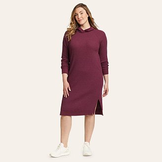 Womens Myriad Thermal Hoodie Dress