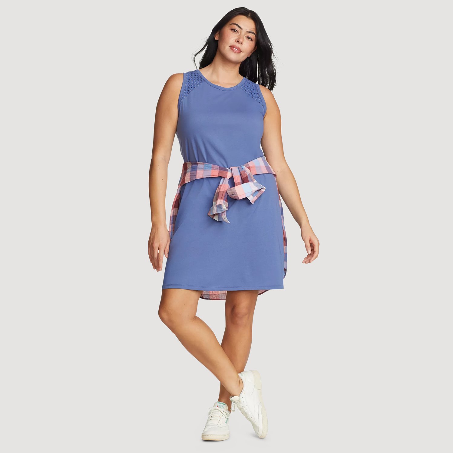 Women's Myriad Textured Sleeveless Dress Eddie Bauer