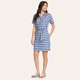 Womens EB Hemplify Utility Short-Sleeve Dress