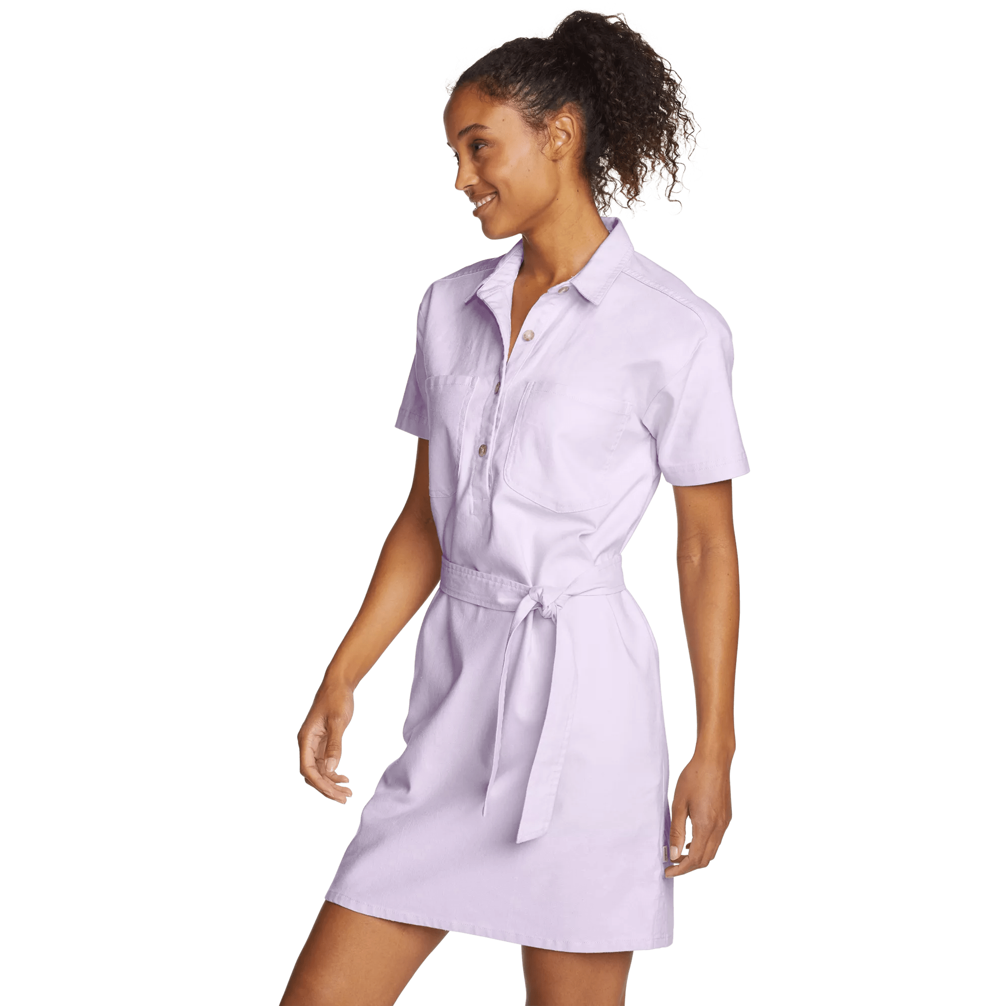 EB Hemplify Utility Short-Sleeve Dress