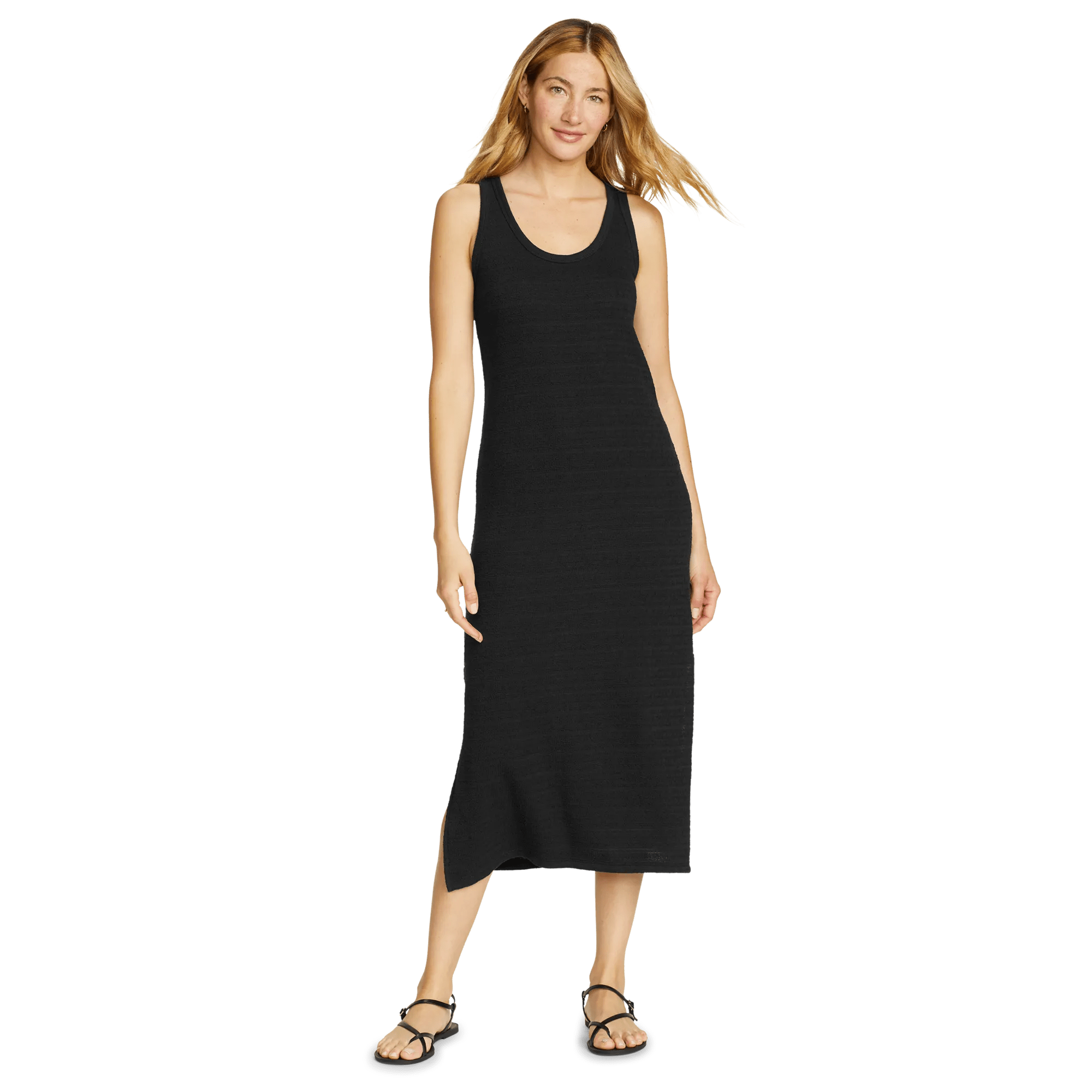 Beachy Slub-Texture Dress