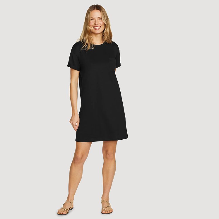 Women's Coast And Climb Short-sleeve Pocket T-shirt Dress Eddie