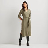 Women's Soft Knit Midi Dress