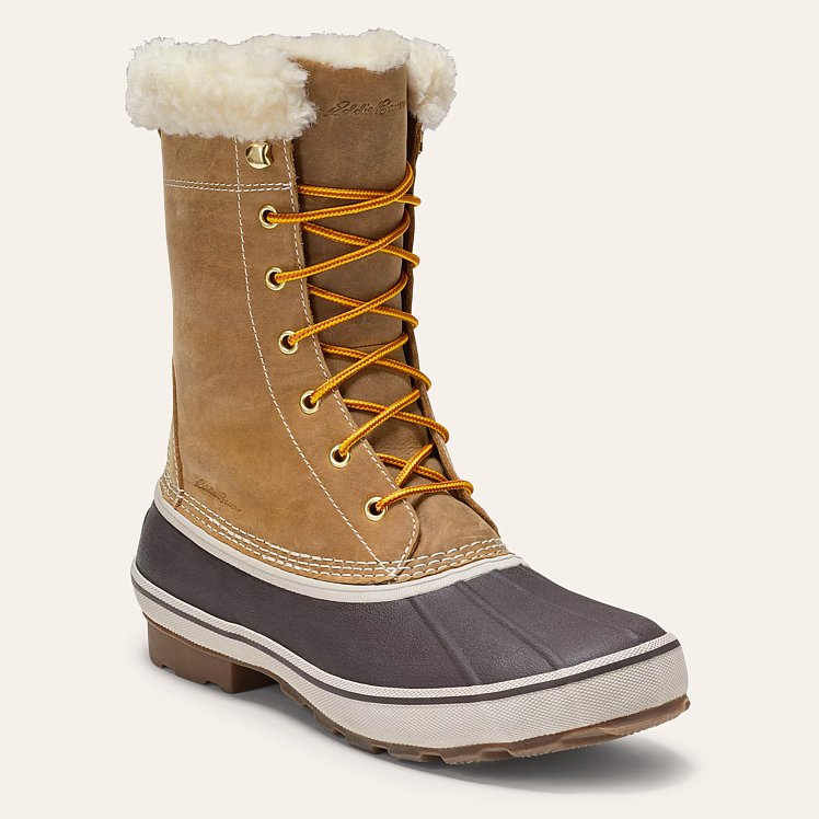 Men s Hunt Pac Faux Shearling lined Boot Eddie Bauer