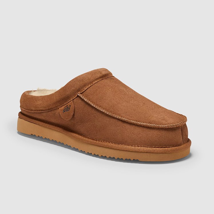 Men's eddie bauer shearling scuff slippers on sale