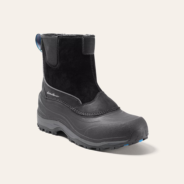 Mens pull on snow boots on sale