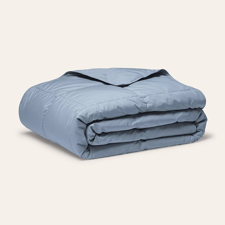 Eddie Bauer Down Throw Chambray Blue ONE SIZE Shop Holiday Gifts and Styles