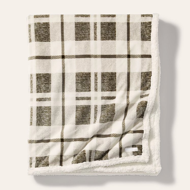 Eb Cabin Fleece Throw Eddie Bauer