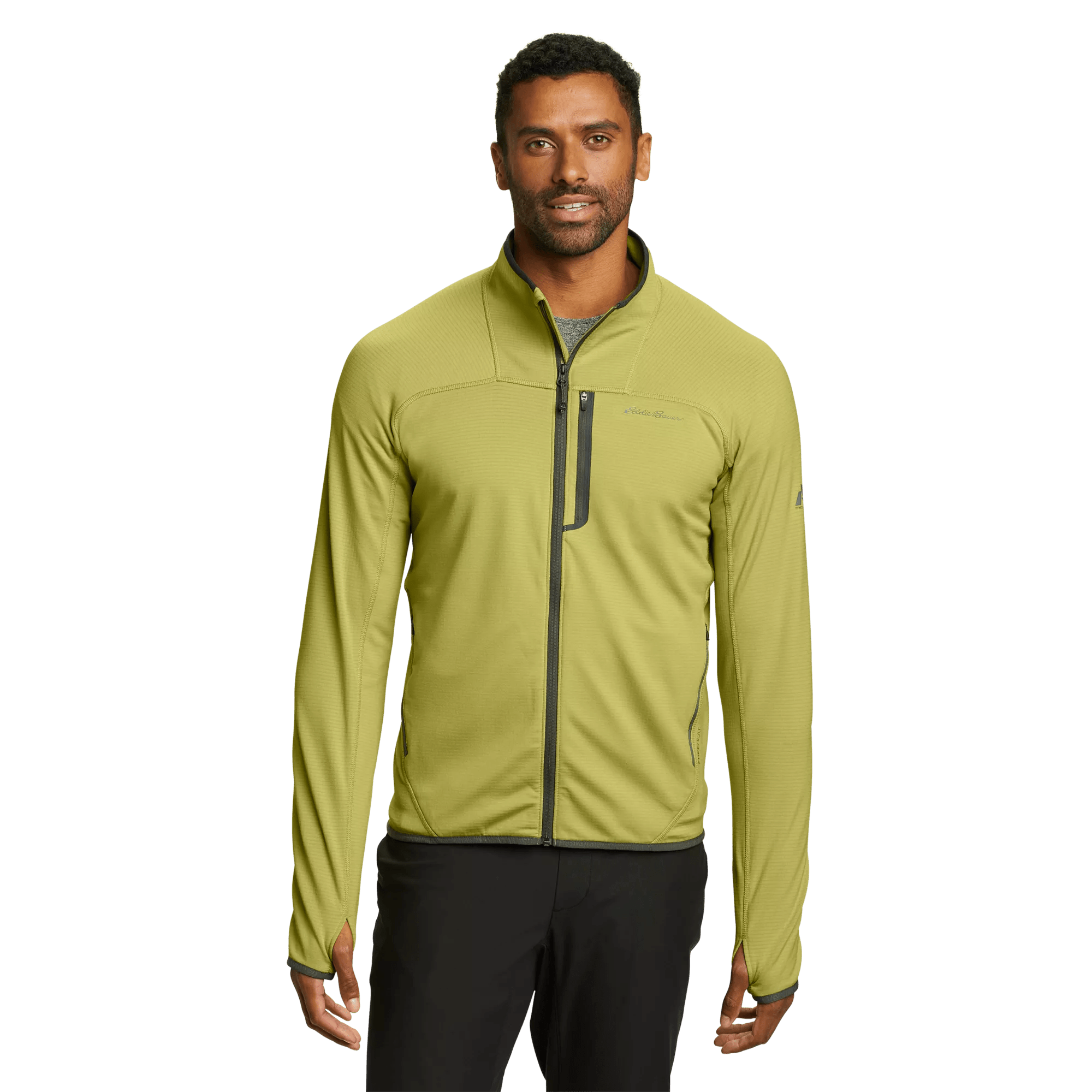 High Route Grid Fleece Full-Zip Mock Neck