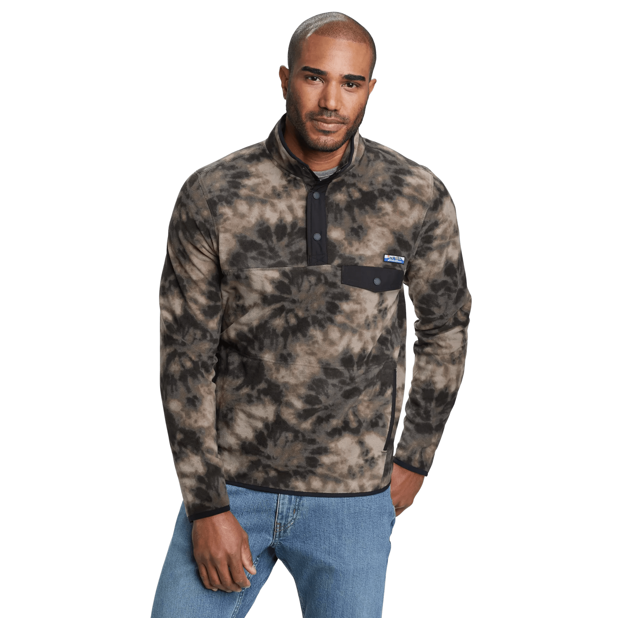 Eddie Bauer Chutes Mock Neck Fleece at Hamilton Place in