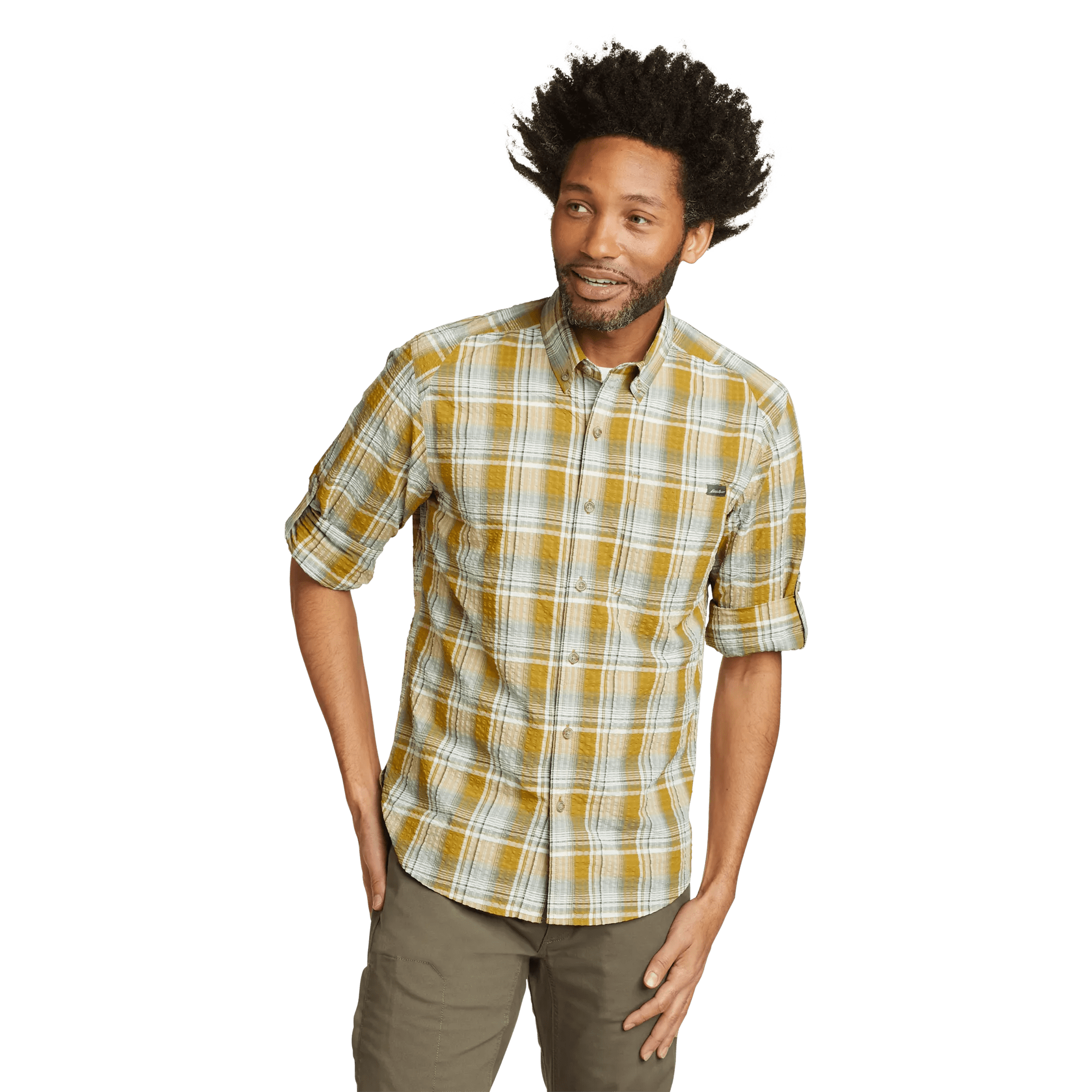 Pack It Seersucker Long-Sleeve Shirt